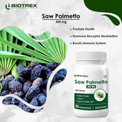 5 - Biotrex Saw Palmetto (300 mg),  60 capsules 