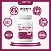 8 - Biotrex Echinacea 400mg,  60 veggie capsule(s) 