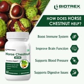 6 - Biotrex Horse Chestnut 300mg,  60 veggie capsule(s) 