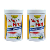 1 - British Life Sciences SlimFirst, 400 g Vanilla (Pack of 2)