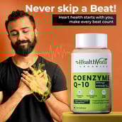 5 - Health Veda Organics Coenzyme Q10 (CoQ10),  60 capsules 