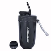 2 - GHC Nutrigize Shaker Bottle Trendy,  Black  500 ml 