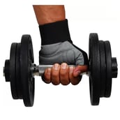 2 - Arrowmax Gym Gloves with Wrist Support,  Black & Grey  Free Size 