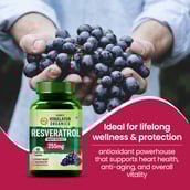7 - Himalayan Organics Resveratrol Grape Seed Extract 255mg,  60 veggie capsule(s) 