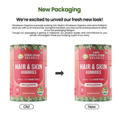 2 - Himalayan Organics Hair & Skin 40mcg Biotin, 30 gummies Natural Mixed Fruit