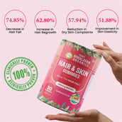 7 - Himalayan Organics Hair & Skin 40mcg Biotin, 30 gummies Natural Mixed Fruit