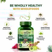 7 - Himalayan Organics Whole Food Multivitamin for Men,  60 veggie capsule(s)  Natural 
