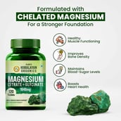 5 - Himalayan Organics Magnesium Citrate+Glycinate,  Natural  120 tablet(s) 