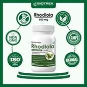 7 - Biotrex Rhodiola 500mg,  60 veggie capsule(s) 