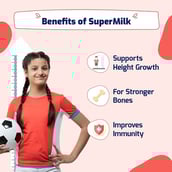 8 - Supermilk Height+&nbsp;for Girl 13+ years,  200 g  Double Chocolate 