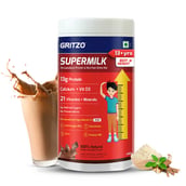 1 - Supermilk Gritzo Height+ for 13+ Yrs Boys, 400 g Double Chocolate