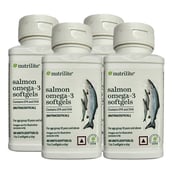 Amway Nutrilite Salmon Omega-3 Pack of 4, 60 softgels