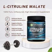 2 - Pure Nutrition 100% Pure L Citrulline DL Malate 2:1 Powder, 0.44 lb Unflavoured