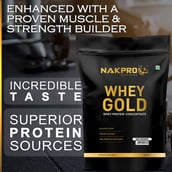 2 - Nakpro Whey Gold Protein Concentrate, 4.4 lb Unflavoured