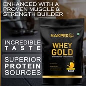 6 - Nakpro Whey Gold Protein Concentrate,  1.1 lb  Mango 
