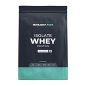 1 - Nutrabay Pure Isolate Whey Protein,  2.2 lb  Unflavored 