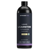 2 - Nutrabay Pro Liquid L-Carnitine + Vitamin B5,  450 ml  Lemon 