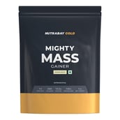 2 - Nutrabay Gold Mighty Mass Gainer,  2.2 lb  Kesar Kulfi 