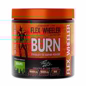 1 - Flex Wheeler Nutrition Burn Stimulant Fat Burner Powder,  0.55 lb  Green Apple 
