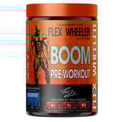1 - Flex Wheeler Nutrition Boom Pre Workout,  0.99 lb  Blue Raspberry 