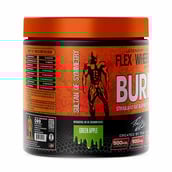 2 - Flex Wheeler Nutrition Burn Stimulant Fat Burner Powder,  0.55 lb  Green Apple 