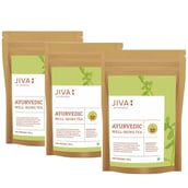 1 - Jiva Ayurveda Ayurvedic Well-Being Tea,  Unflavoured (Pack of 3)  150 g 