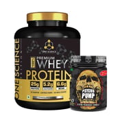 1 - One Science 100% Premium Whey Protein 5 lb Chocolate Charge & Psycho Pump 0.73 lb Combo, 2 Piece(s)/Pack Fruit Punch