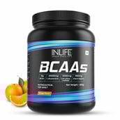 1 - INLIFE BCAAs,  0.99 lb  34 Servings  Orange 