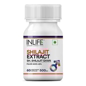 3 - INLIFE Shilajit Extract 500 mg,  60 veggie capsule(s) 