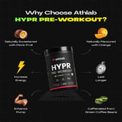 2 - Athlab Hypr Pre-Workout,  1.05 lb  Orange Blast 
