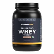 1 - Nutrabay Gold Tri-Blend Whey Protein,  2.2 lb  Cold Coffee 