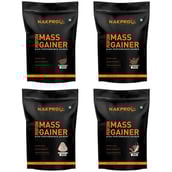 1 - Nakpro Perform Mass Gainer,  4 Piece(s)/Pack  Choclate, Coffee, Chocolate Cream, Cookies & Cream 
