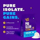 3 - Yogabar Pro Clean Whey,  1.65 lb  Isolate (Unflavoured) 