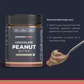 7 - Nutrabay Foods Chocolate Peanut Butter,  400 g  Chocolate Intense, Creamy 