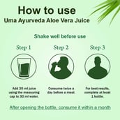 9 - Uma Ayurveda Aloevera Juice,  1 L  Unflavoured 
