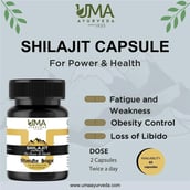 5 - Uma Ayurveda Shilajit,  60 veggie capsule(s) 