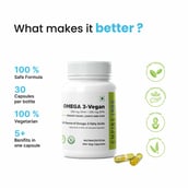 2 - EMPIRE 1900 Omega 3-Vegan,  30 veggie capsule(s) 