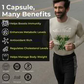 4 - Health Veda Organics Spirulina,  120 veggie capsule(s) 