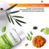 5 - Health Veda Organics Advance Hair Vitamin with DHT Blocker & Biotin,  60 capsules  Unflavoured 