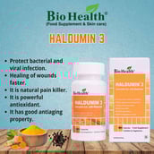 2 - Bio Health Haldumin 3,  60 capsules 