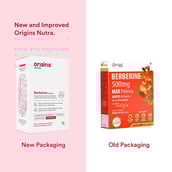 8 - Origins Nutra Berberine 500mg,  28 capsules 