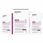 1 - Origins Nutra Magnesium + D3 + K2 for Women, Unflavoured (Pack of 3) 56 capsules