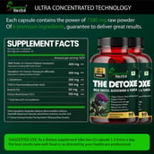 3 - Humming Herbs The Detoxe,  180 capsules 