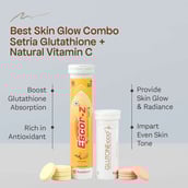 2 - Glutone 1000 & Escor-Z Combo,  Unflavoured & Orange  4 Piece(s)/Pack 