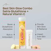 3 - Glutone 1000 & Escor-Z Combo,  Unflavoured & Orange  12 Piece(s)/Pack 