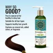 6 - Morpheme Remedies Bhringraj Oil,  120 ml  All Type Hair 