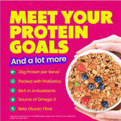3 - Yogabar High Protein Muesli, 850 g Fruits Nuts & Seeds