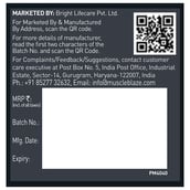 2 - MuscleBlaze CreaPRO Creatine with Creapure® Powder from Germany,  Unflavoured  0.55 lb 