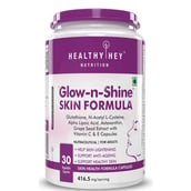 1 - HealthyHey Nutrition Glow-n-Shine Skin Formula,  Unflavoured  30 veggie capsule(s) 