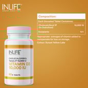 2 - INLIFE Vitamin D3 10000 IU, 60 chewable tablet(s) Unflavoured